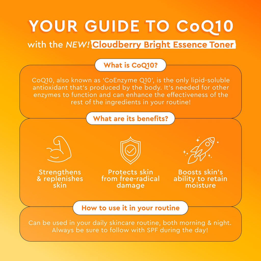 Glow Recipe Travel Size Cloudberry Brightening Toner + CoQ10 Essence (30 ml) – Hydration, Barrier Support, Rice Water + Vitamins C & E