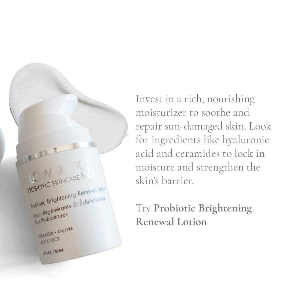 Glowbiotics Probiotic Brightening Renewal Lotion 1.7 oz – Lightweight Hydration & Brightening