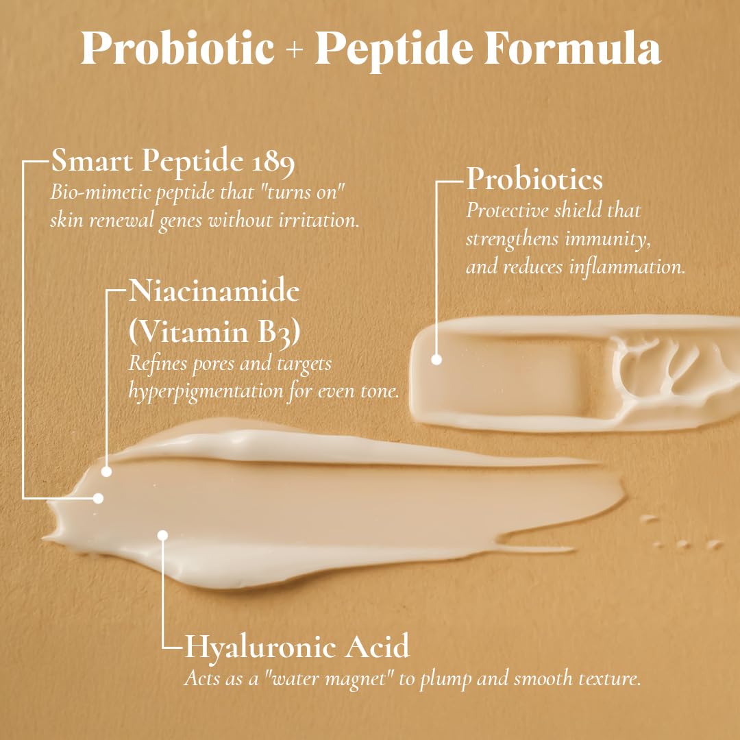 Glowbiotics Probiotic Calming Lotion – Barrier Repair & Firming Moisturizer, 1.7 oz