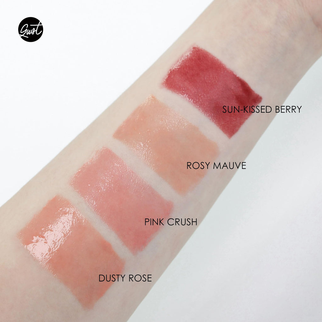Glowiest Effortless Glow Camellia Multi-Balm Rosy Mauve – Lip & Cheek Cream Blush with Built-In Brush