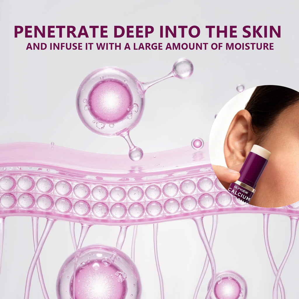 GLPYUEW Calcium Multi Balm – Korean Collagen Moisturizing Stick for All Skin Types