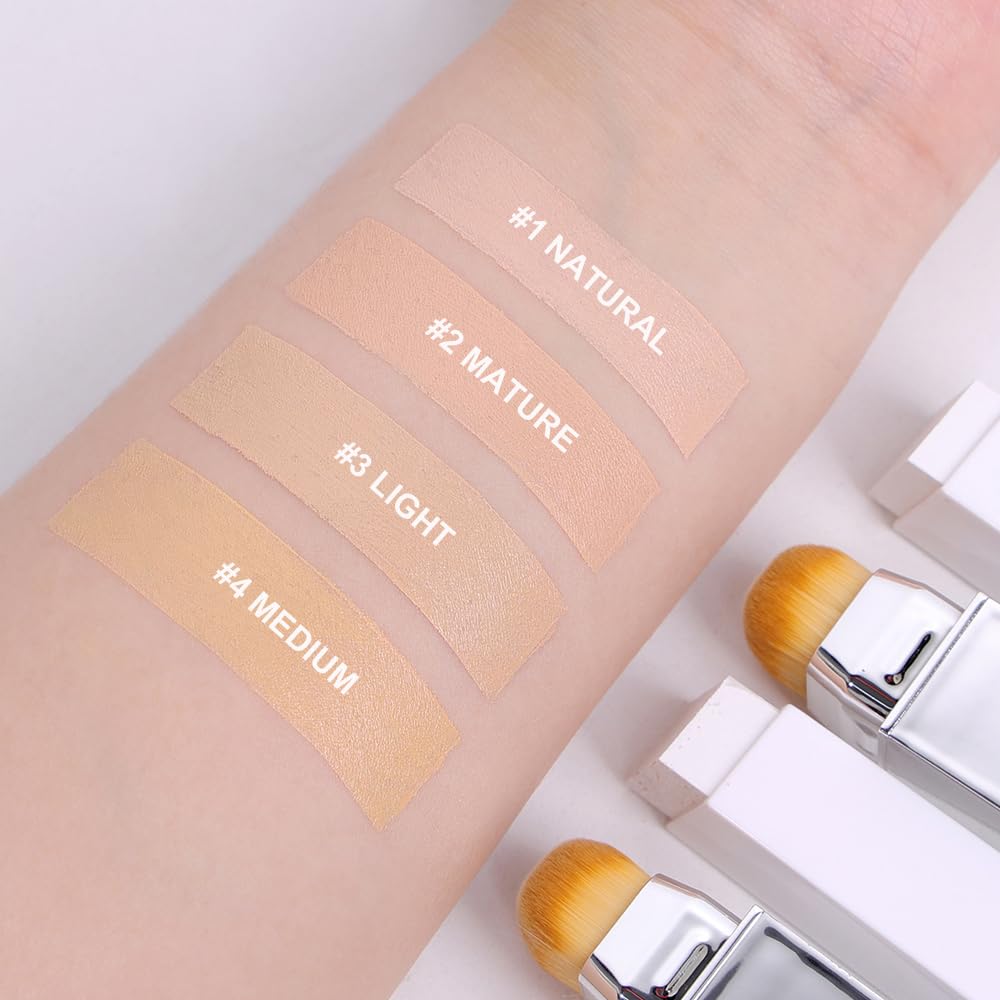 GLSFACE Color Changing Foundation Stick – Light to Medium Coverage, Matte & Waterproof