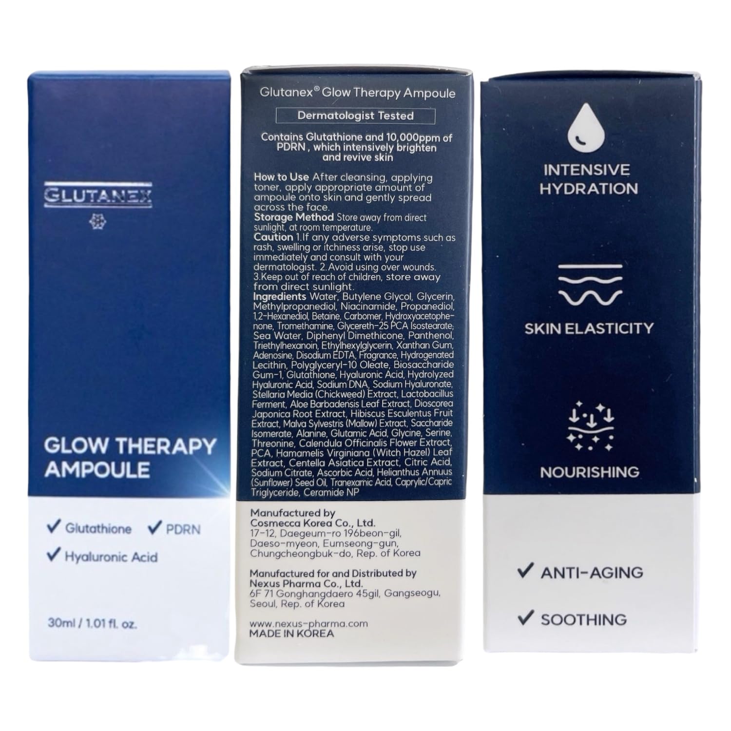 GLUTANEX GLOW THERAPY Serum, 30ml – Lightweight Hydration, Glow & Antioxidant Protection