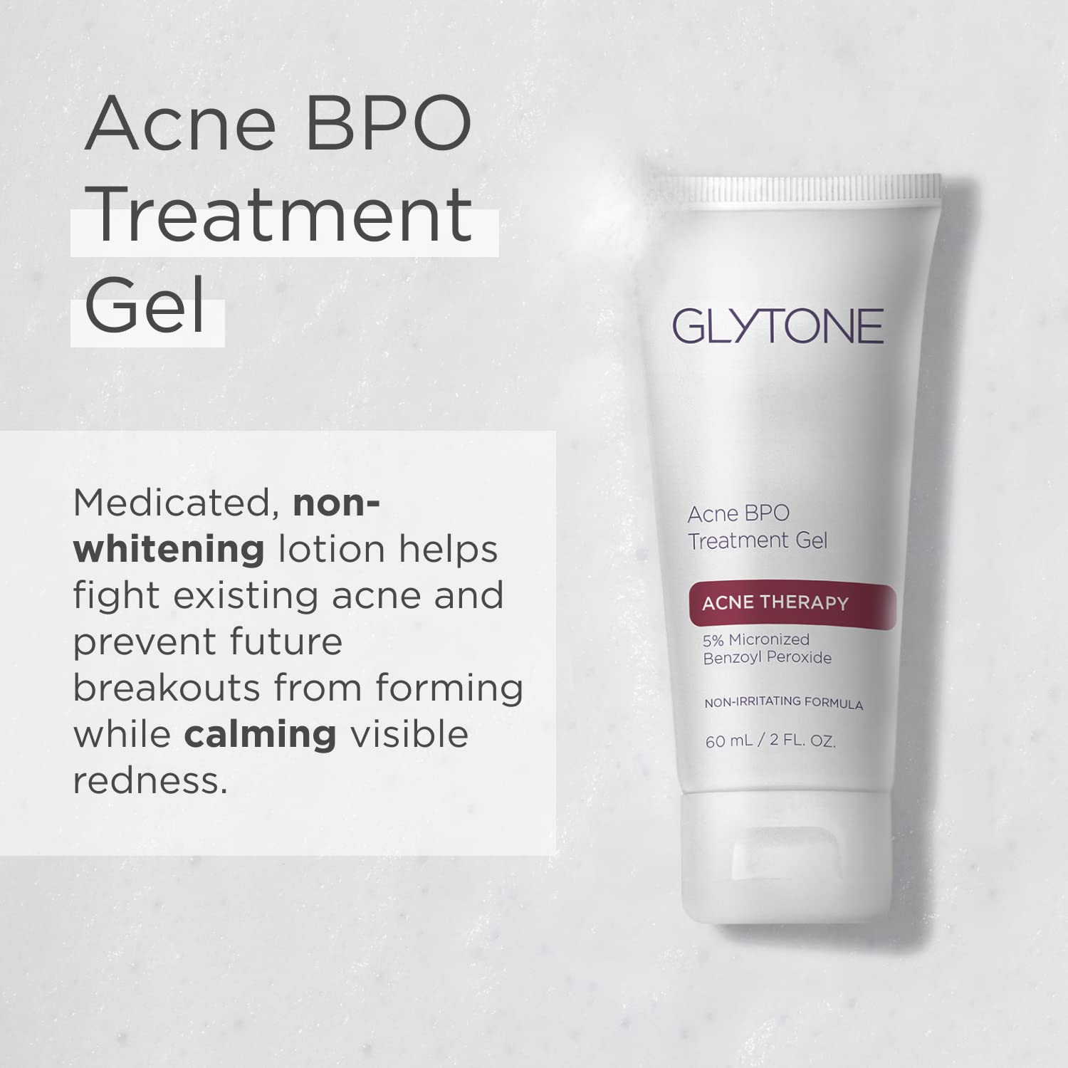 GLYTONE Acne BPO Gel 5% – Spot Treatment for Face, Fragrance-Free