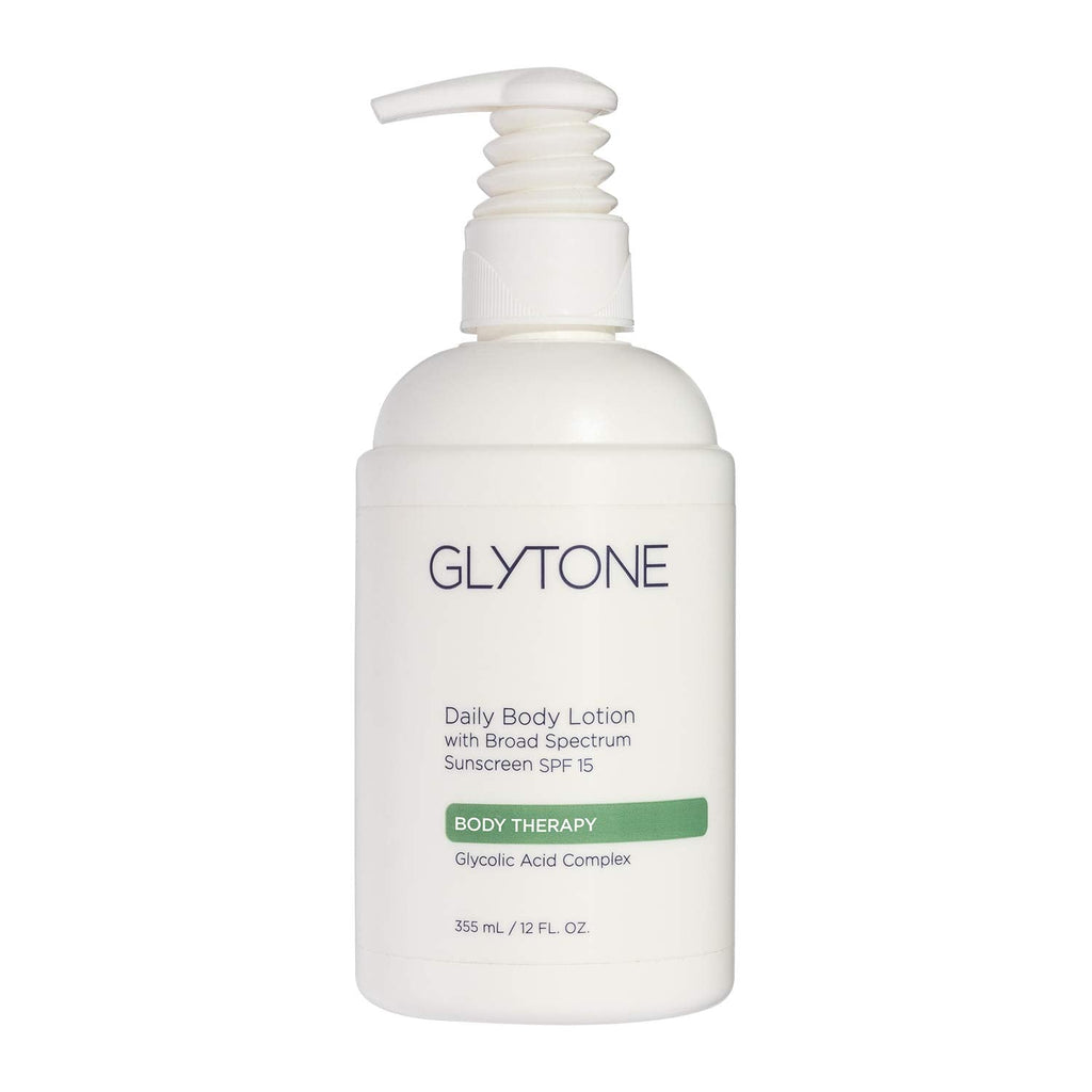 GLYTONE Daily Body Lotion SPF 15 – Broad Spectrum Sunscreen with Glycolic Acid & Shea Butter