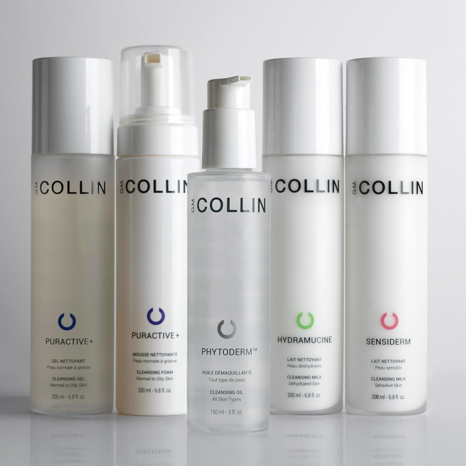 G.M. COLLIN Hydramucine Cleansing Milk | Gentle Dehydrated Skin Face Wash | Purify & Remove Makeup