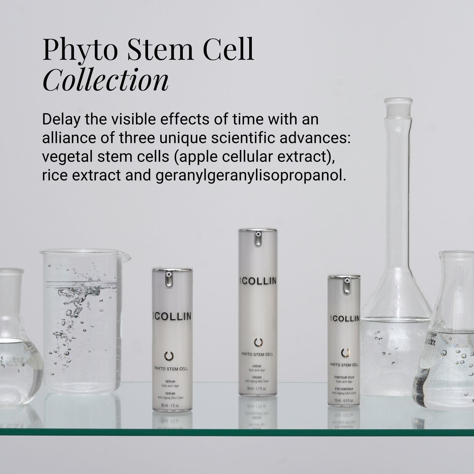G.M. COLLIN Phyto Stem Cell Serum | Anti-Aging Peptide Serum with Moisture Barrier Support
