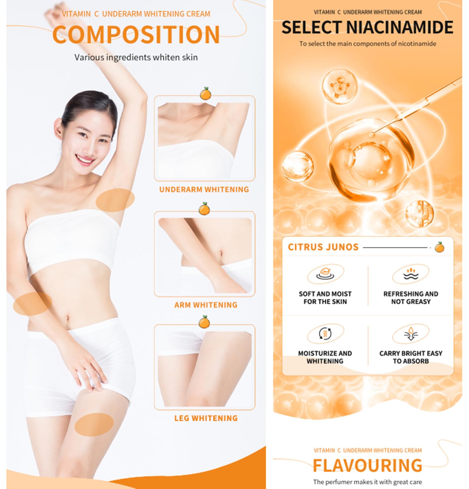 Go Ho Vitamin C Skin Whitening Cream | Brighten, Hydrate & Even Skin Tone