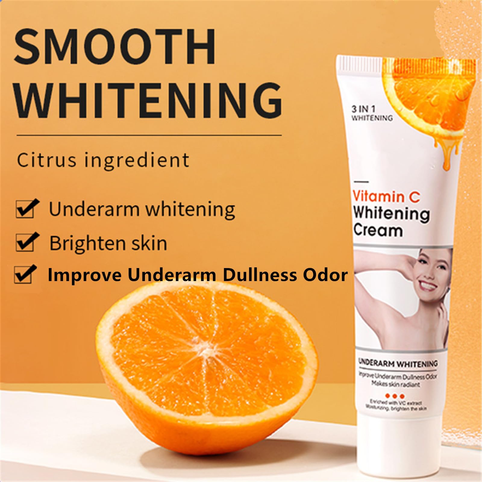 Go Ho Vitamin C Skin Whitening Cream | Brighten, Hydrate & Even Skin Tone