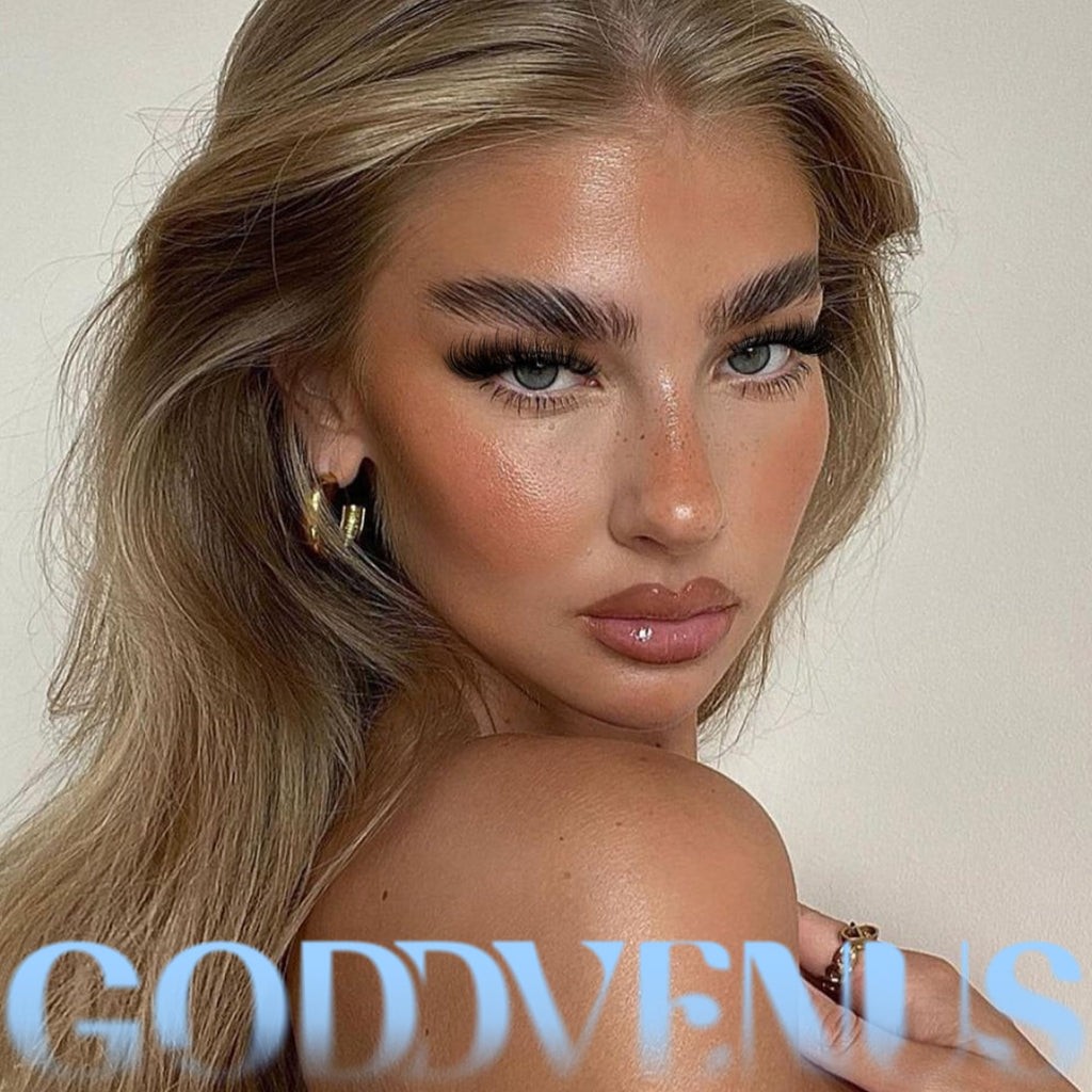 Goddvenus Lash Clusters Kit Wispy Lashes: Mixed 12mm-16mm with Bond & Seal, DIY Cat-Eye Lashes