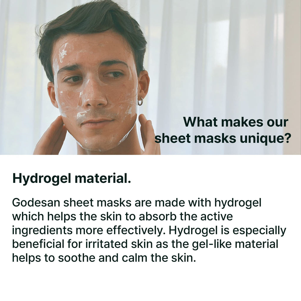 GODESAN Hydrogel Face Mask Pack 5pcs — Deep Moisture & Rich Collagen