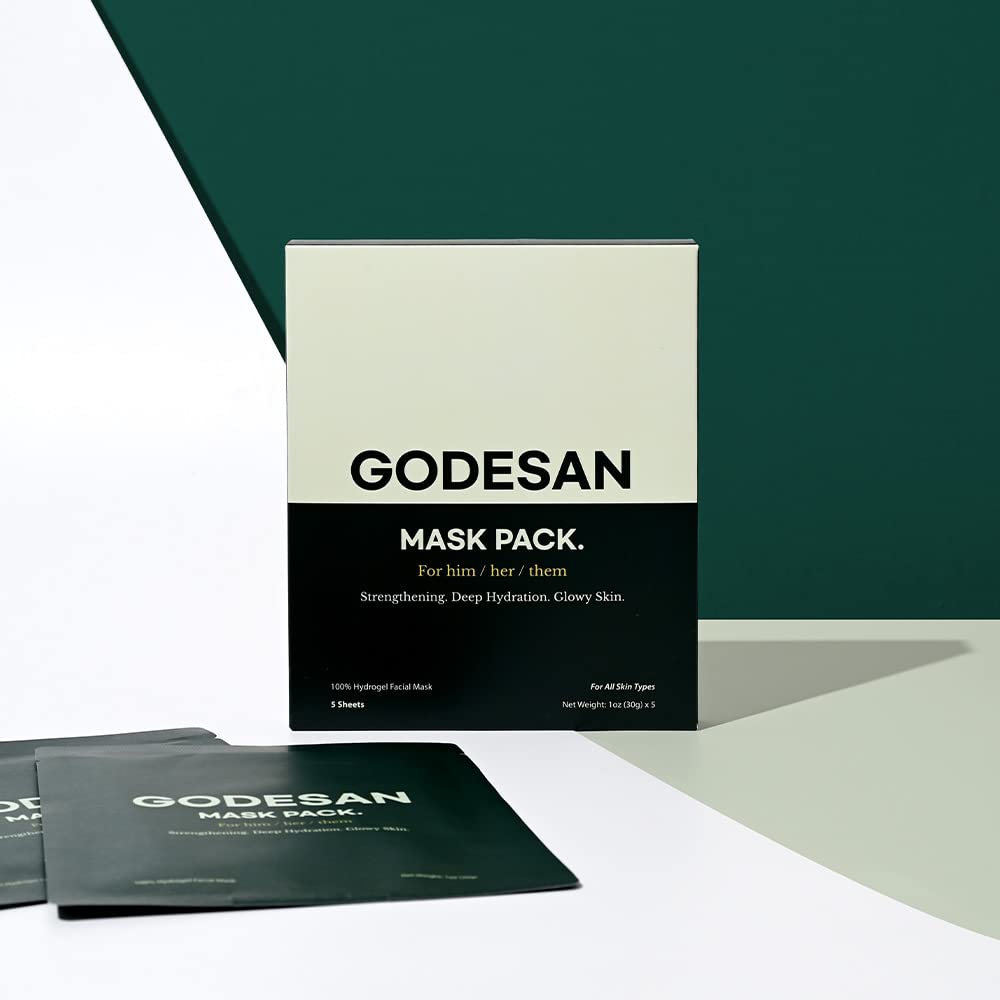 GODESAN Hydrogel Face Mask Pack 5pcs — Deep Moisture & Rich Collagen
