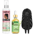 Goiple Braid Spray Rose Mint for Dreads & Locs – Rose Water & Rosemary Oil Kit