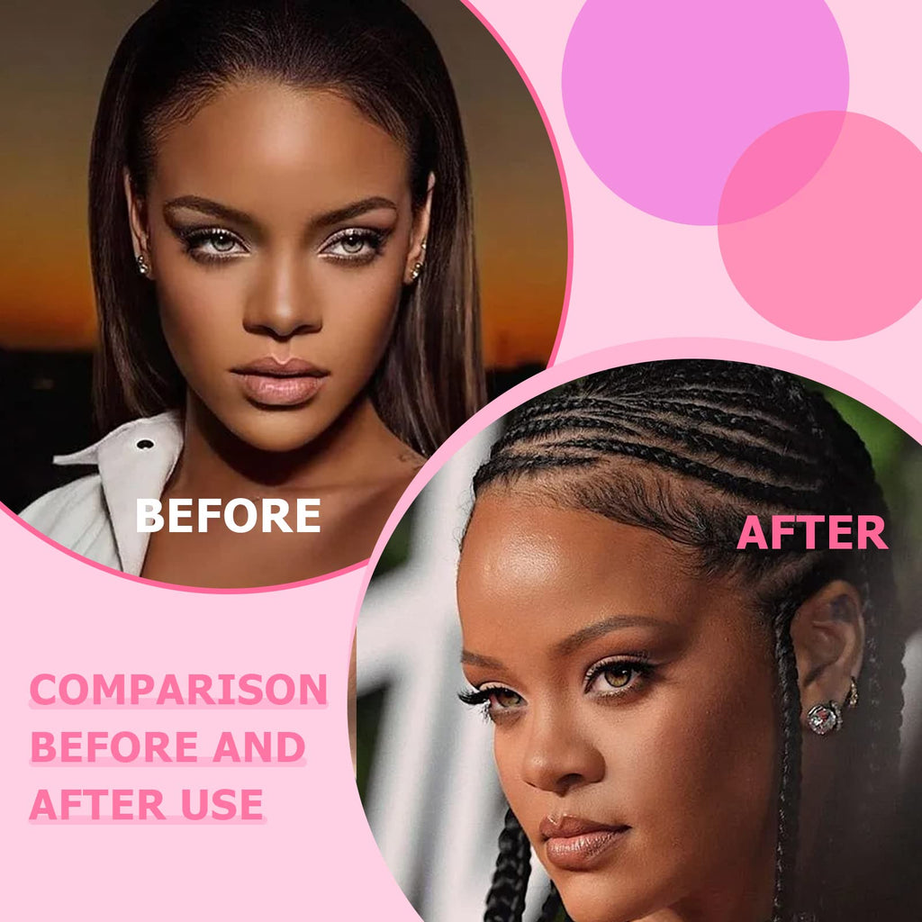 Goiple Strong Hold Braiding Gel for Twists, Locs & Edges – Includes Magnetic Pin Wristband & Braiding Tools