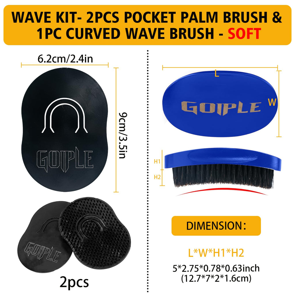 Goiple Wave Pomade for Men – Strong Hold, Easy Wash 360 Wave Training