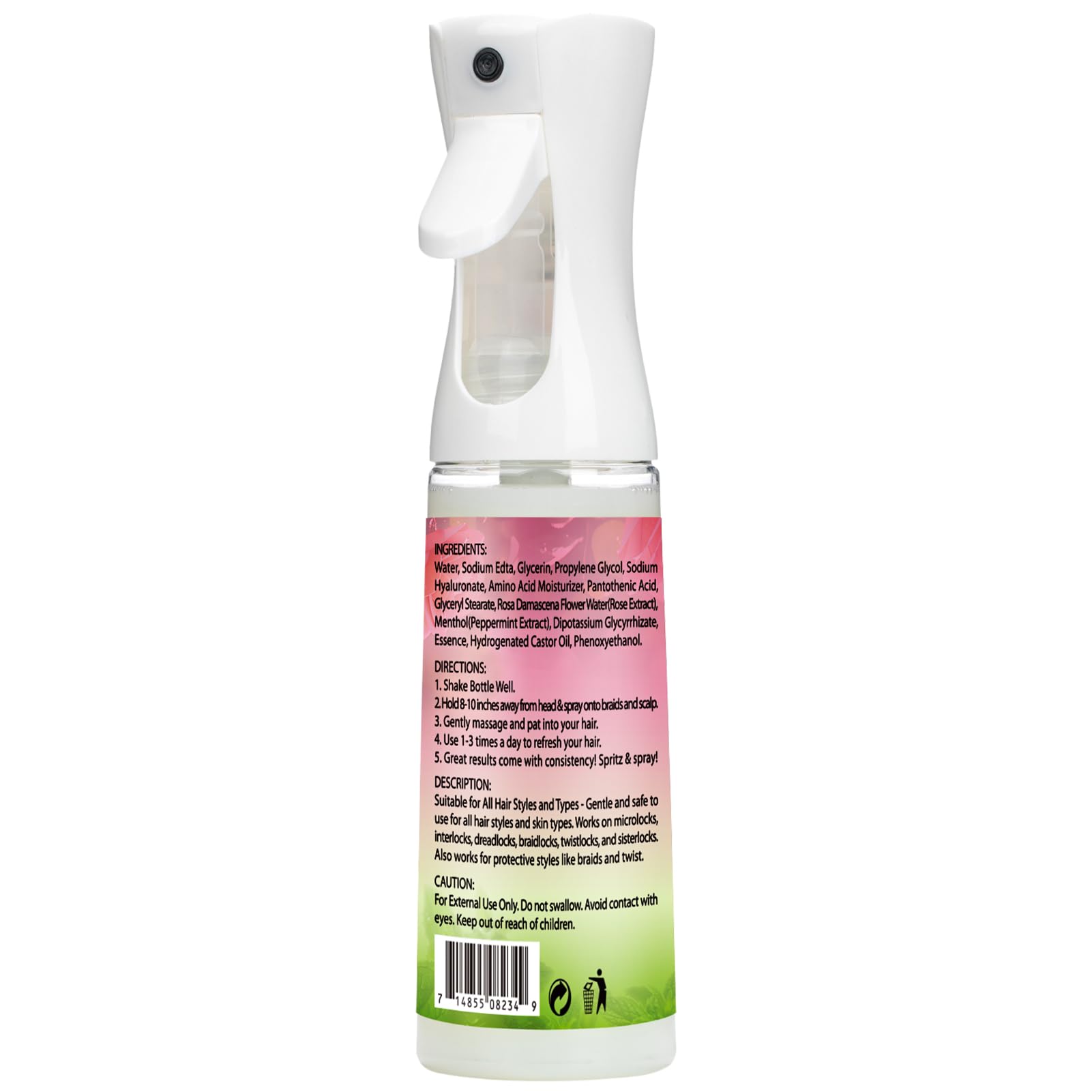 Goiple Rose Water for Locs Spray – Hydrating Scalp Moisturizer for Dreadlocks (2-Pack)