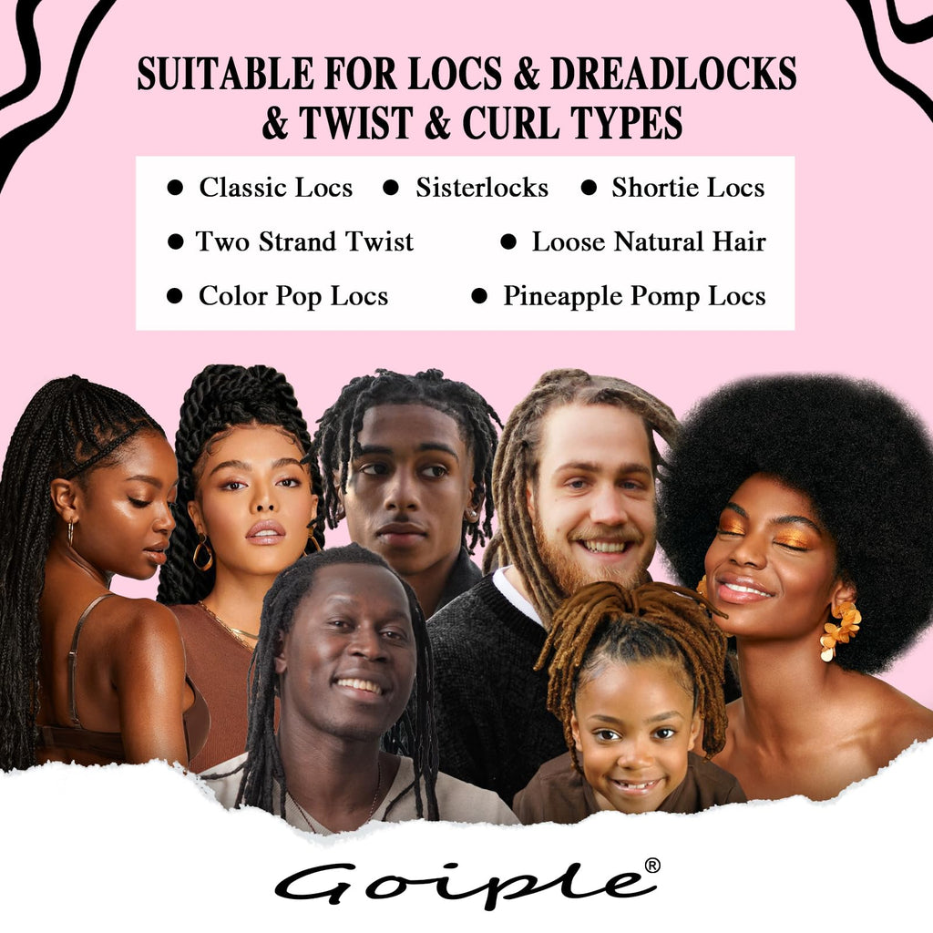 Goiple Rose Water Spray for Locs — Hydrating Hair Moisturizer with Peppermint & Castor Oil (250ML)