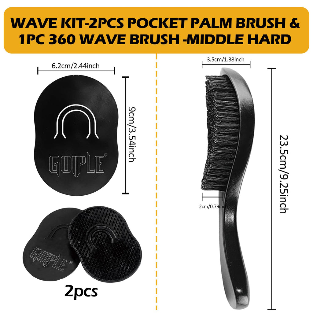 Goiple Wave Pomade for Men – Strong Hold, Easy Wash, 360 Wave Training