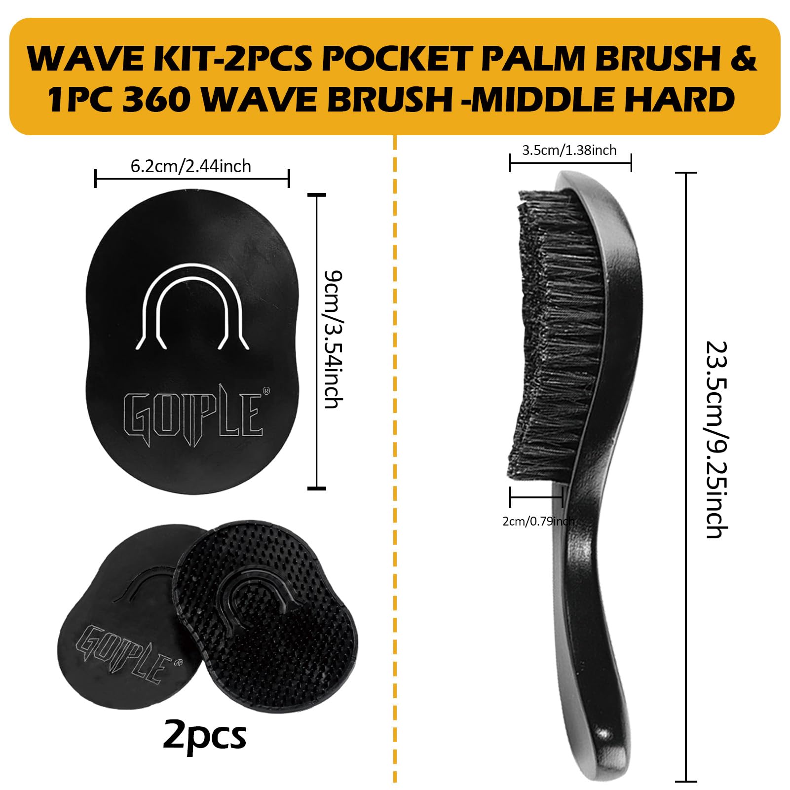 Goiple Wave Pomade for Men – Strong Hold, Easy Wash, 360 Wave Training