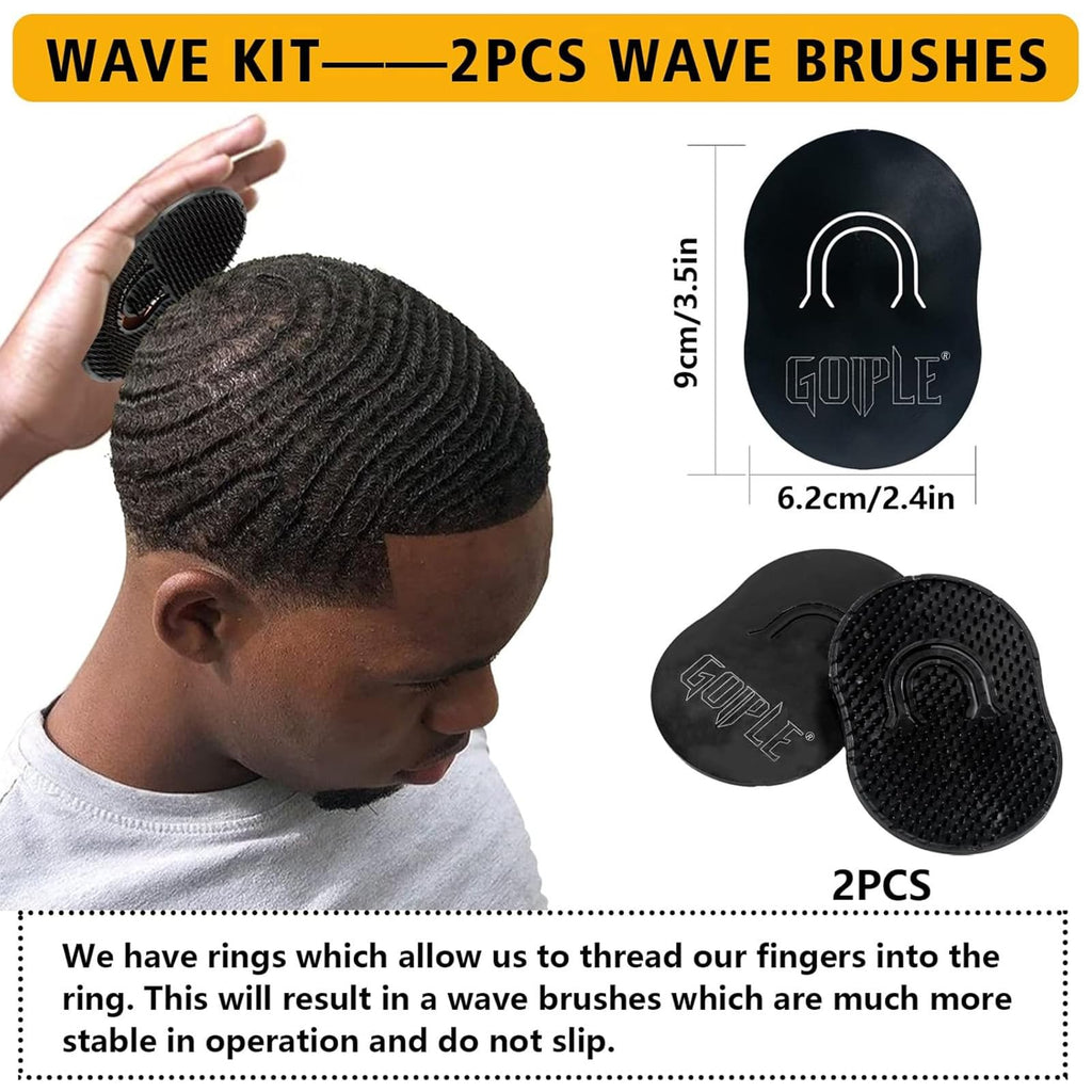 Goiple 360 Wave Shampoo & Strong Hold Pomade Kit for Men