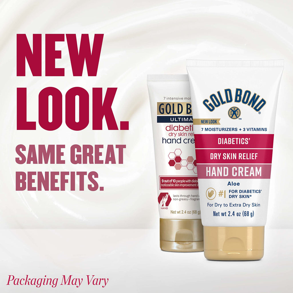 Gold Bond Diabetics' Dry Skin Relief Hand Cream – 2.4 oz Aloe Hydration