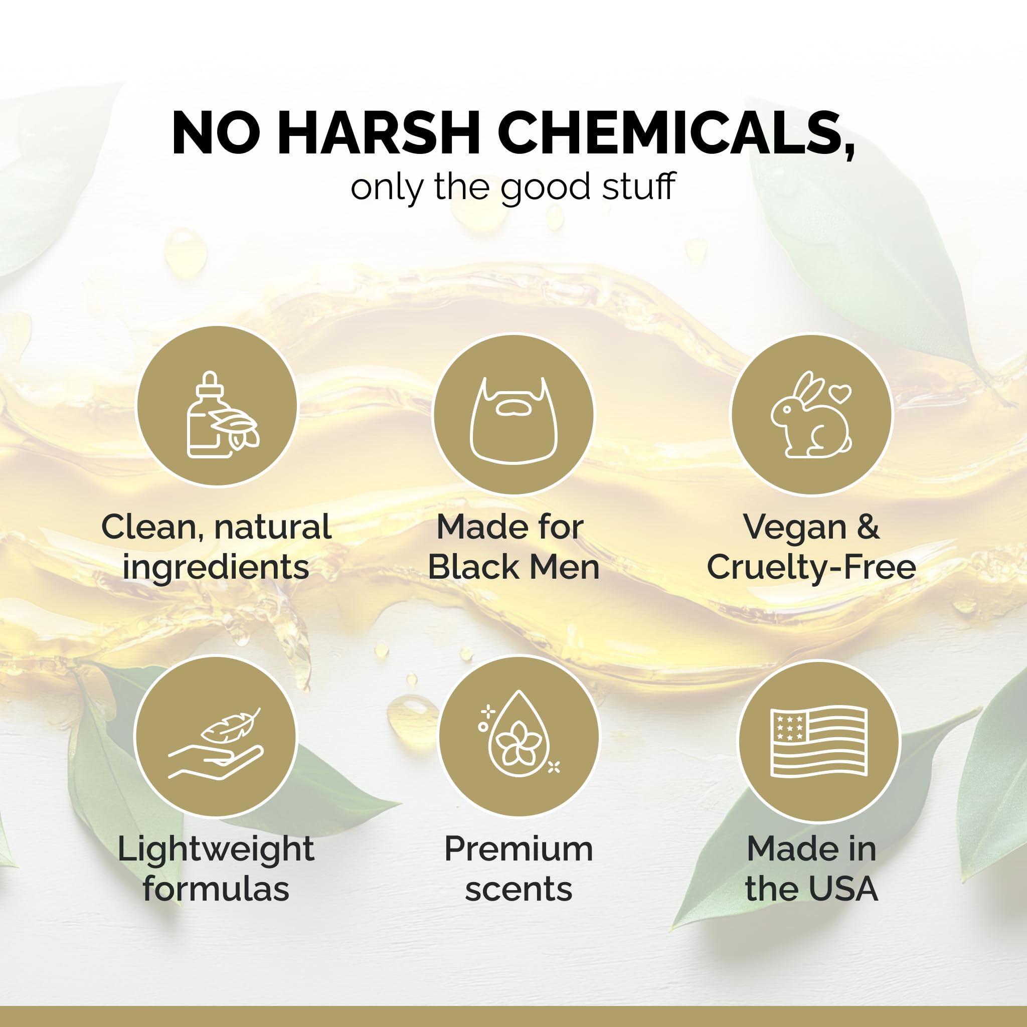 Golden Grooming The Unbearded Bundle — Clean Face & Fresh Skin Essentials for Black Men