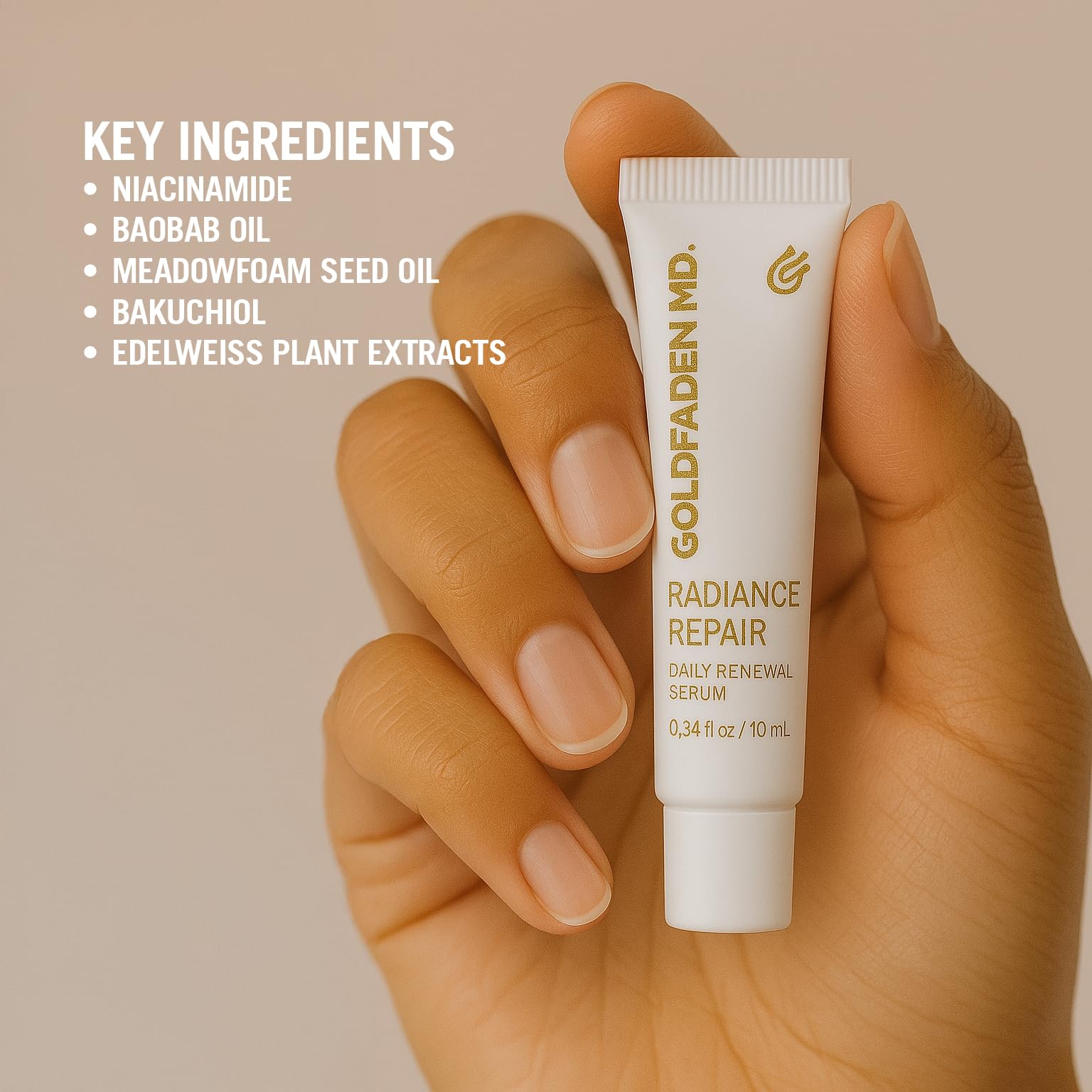 GOLDFADEN MD Radiance Repair Daily Renewal Serum Trial Size .34 fl oz