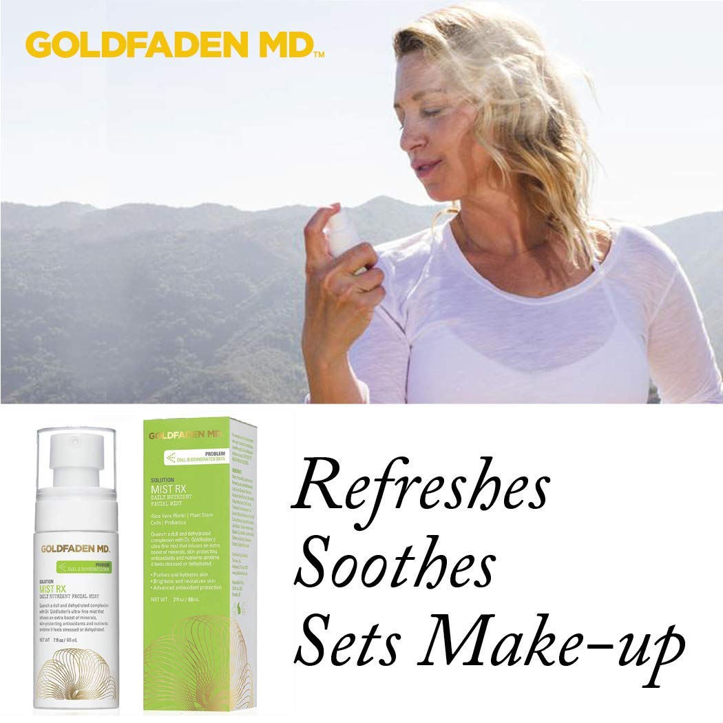GOLDFADEN MD Mist RX | Daily Hydration Face Mist with Aloe Vera Water, Plant Stem Cells & Antioxidants