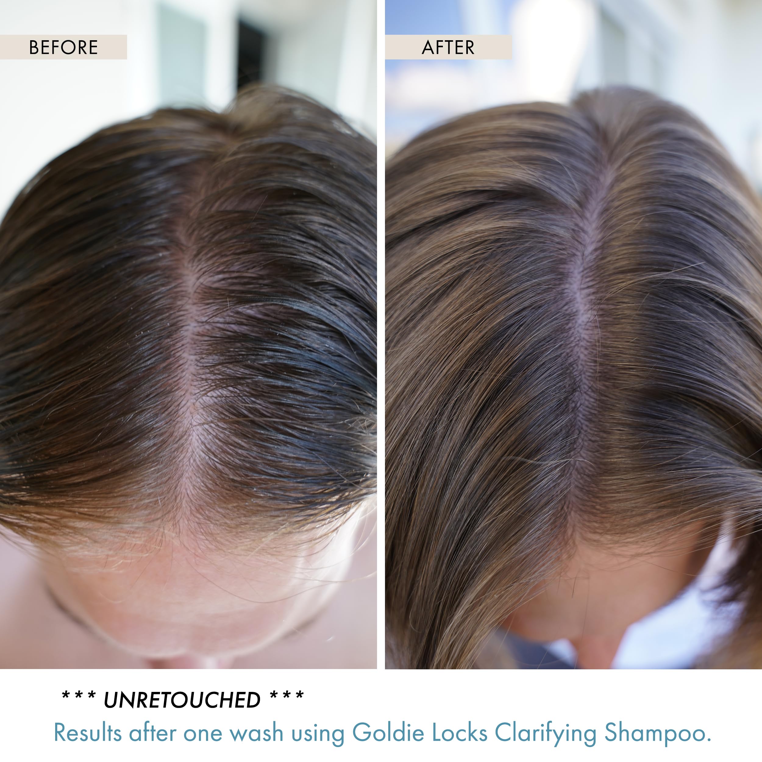 Goldie Locks Clarifying Shampoo | Sulfate-Free Detox for Scalp & Hair | Safe for Color-Treated & Extensions | 8.45 fl oz