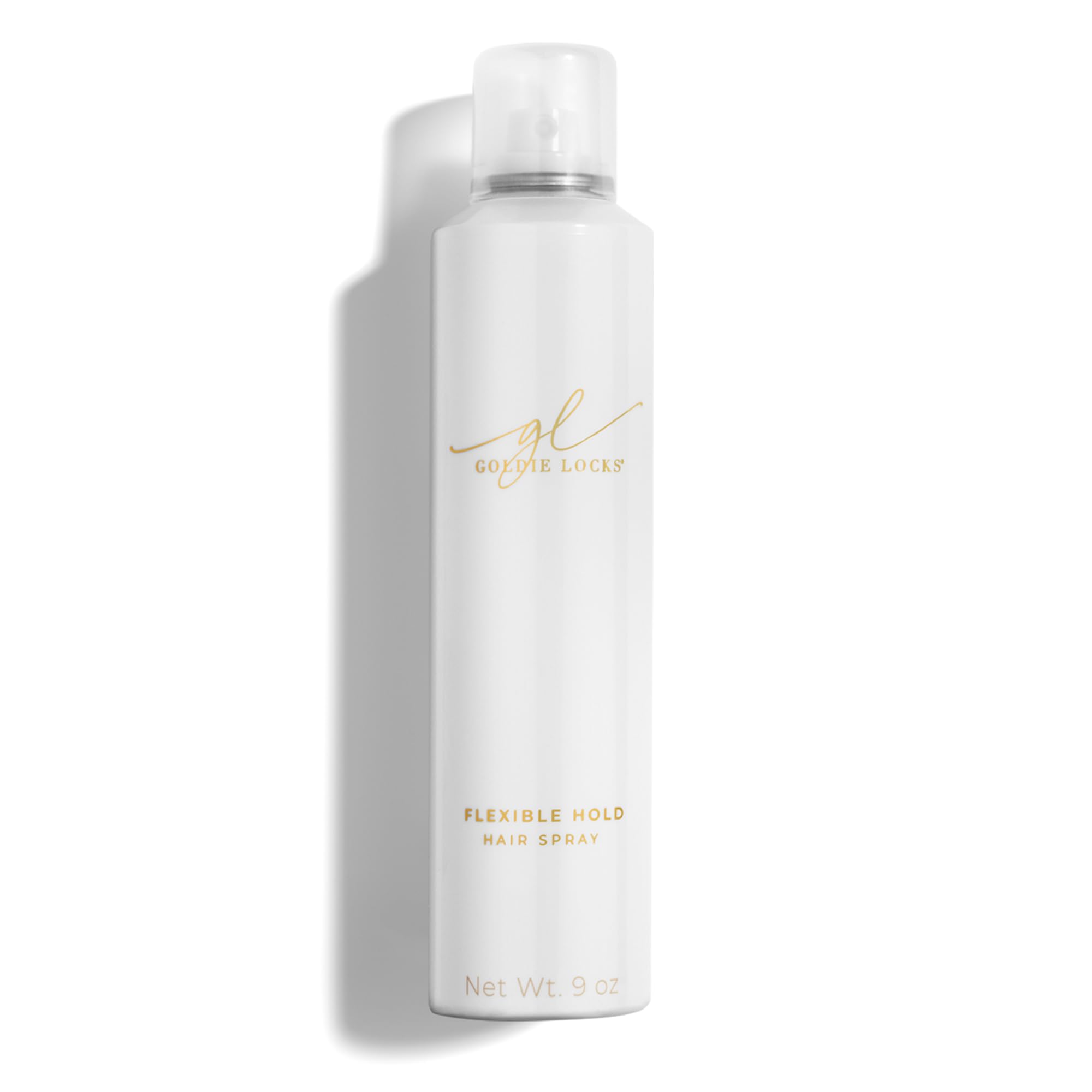 Goldie Locks Flexible Hold Hairspray – Lightweight, Brushable, Humidity-Resistant, Safe for Extensions