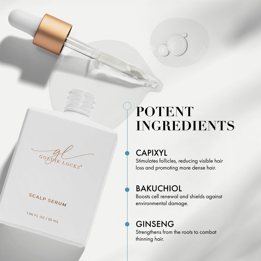 Goldie Locks Scalp Serum | Fuller-Looking Hair & Healthy Scalp, Lightweight Hydration
