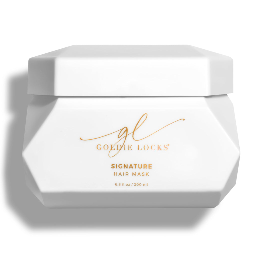 Goldie Locks Ultra Hydrating Hair Mask – Frizz Control, Deep Moisture & Shine | Safe for Color-Treated Hair & Extensions | Protein-Free | 6.8 fl oz