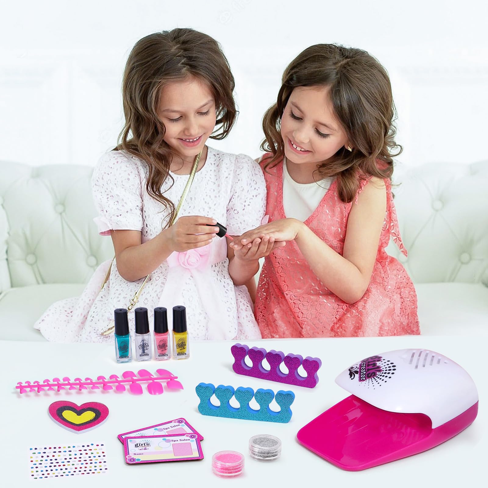 Golray Kid Foot Spa & Nail Kit – Fun At-Home Spa Set for Girls Aged 5–12