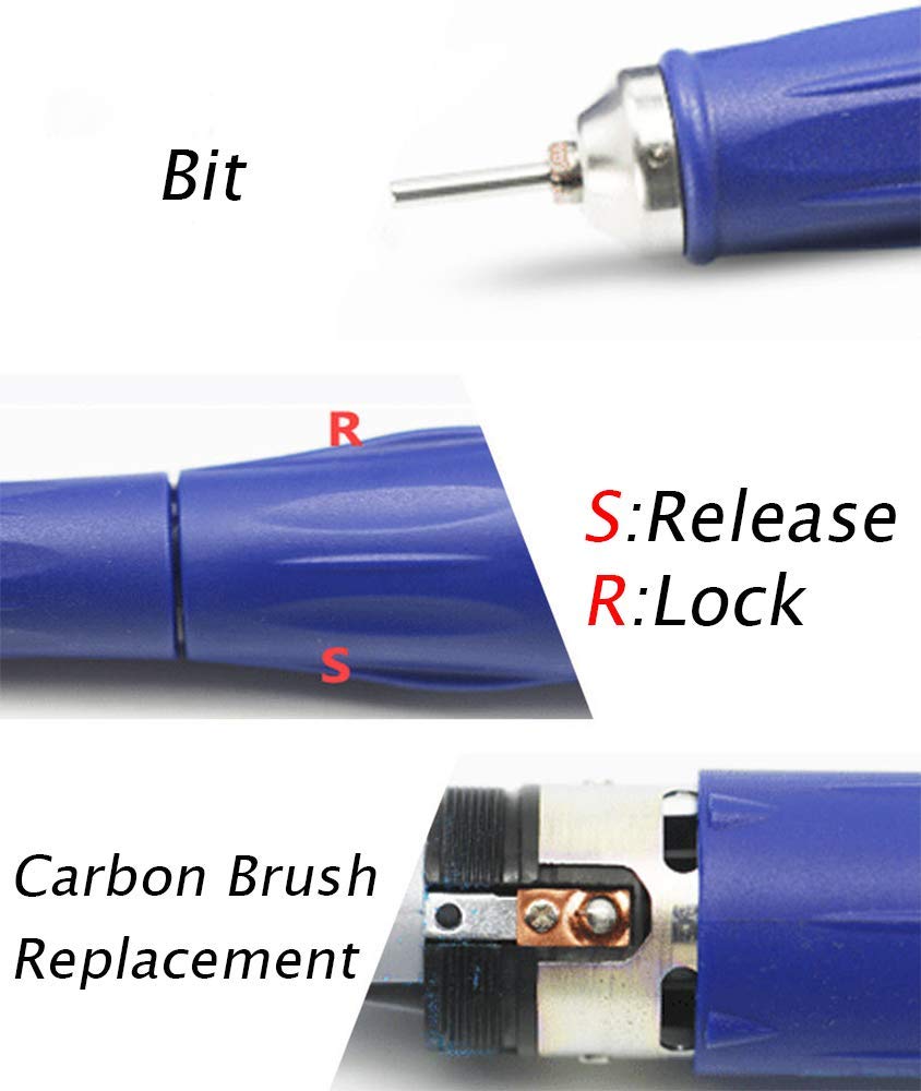 Goluao Professional 35000RPM Nail Drill – Acrylic & Gel Nail File for Home Salon