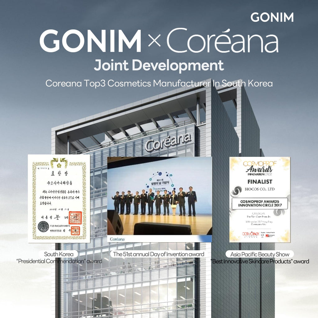 GONIM Face Mask with 7x Hyaluronic Acid & Vitamin C — Hydration & Collagen Activation (30ml x10)