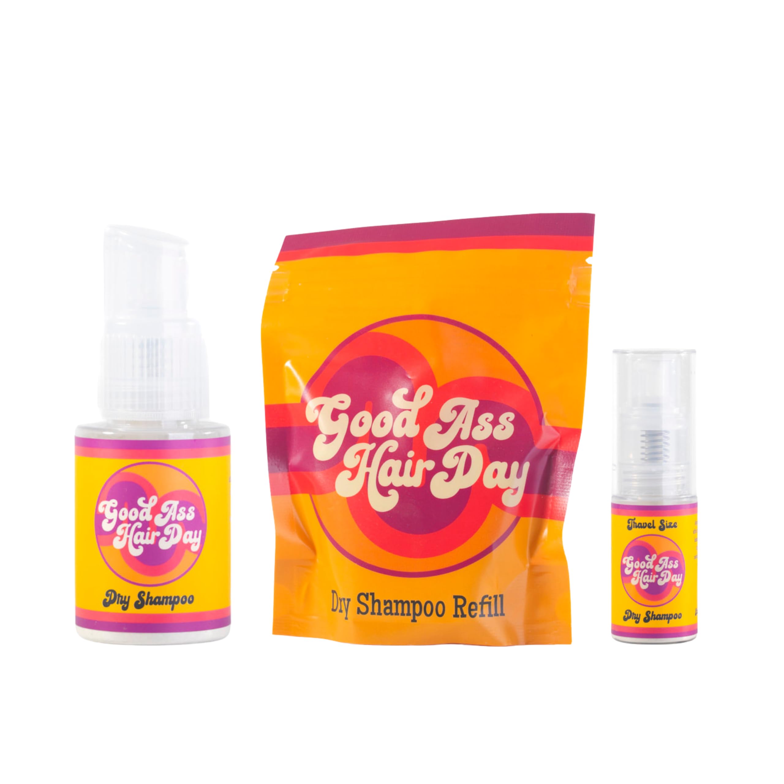 Good Ass Hair Day Dry Shampoo Refill – OG Vanilla, All Natural, Talc-Free, Absorbs Oil, Made in Eau Claire WI