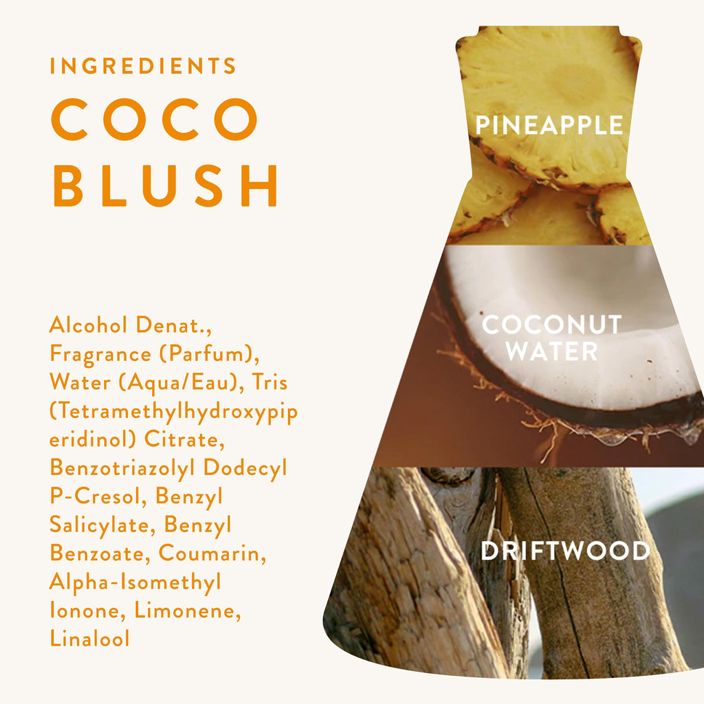Good Chemistry Coco Blush Eau de Parfum 1.7 oz – Long-Lasting Coconut, Pineapple & Driftwood