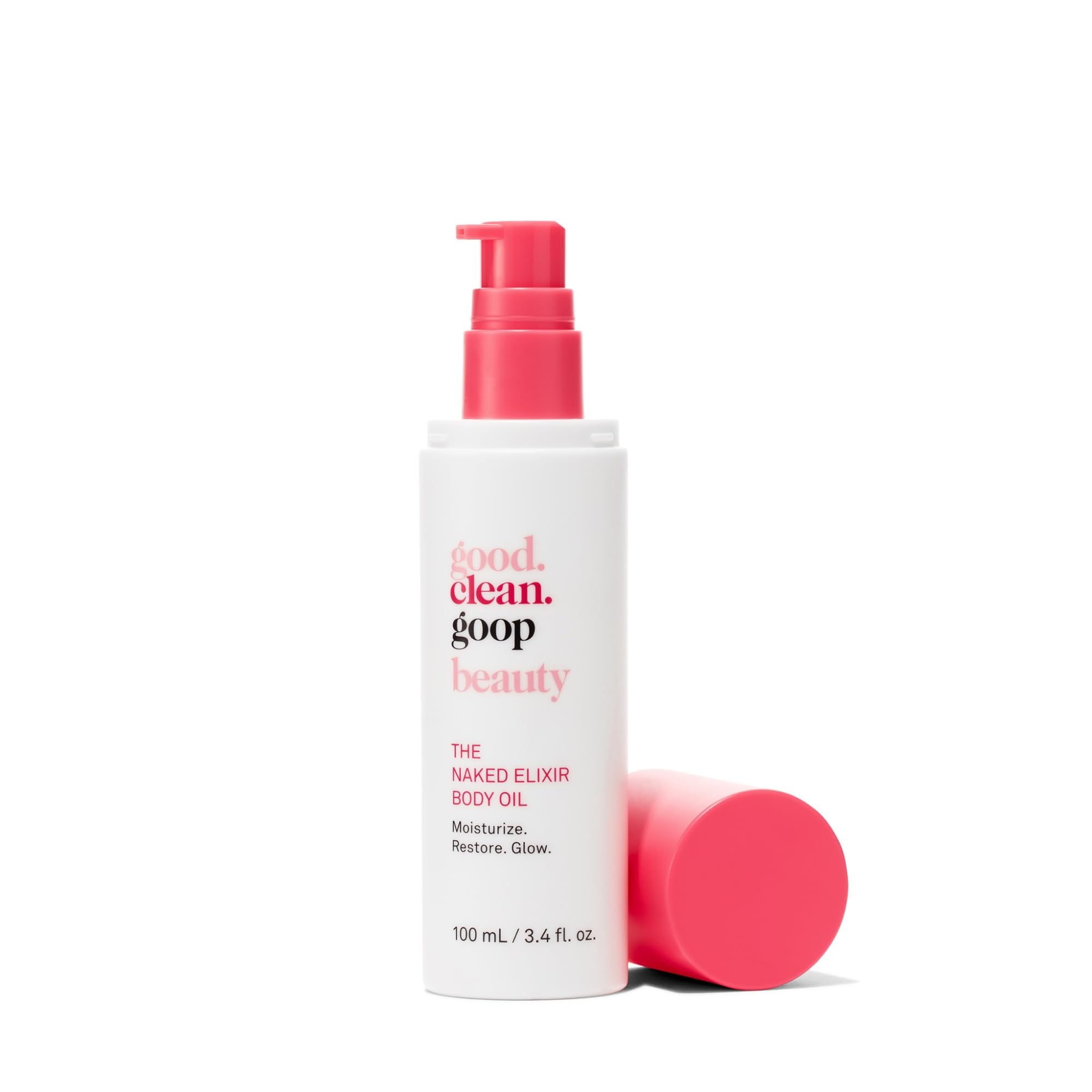 good.clean.goop The Naked Elixir Body Oil | Hydration for Skin Barrier | Vitamin E, Turmeric & Saffron | Vegan & Cruelty-Free | 3.4 fl oz