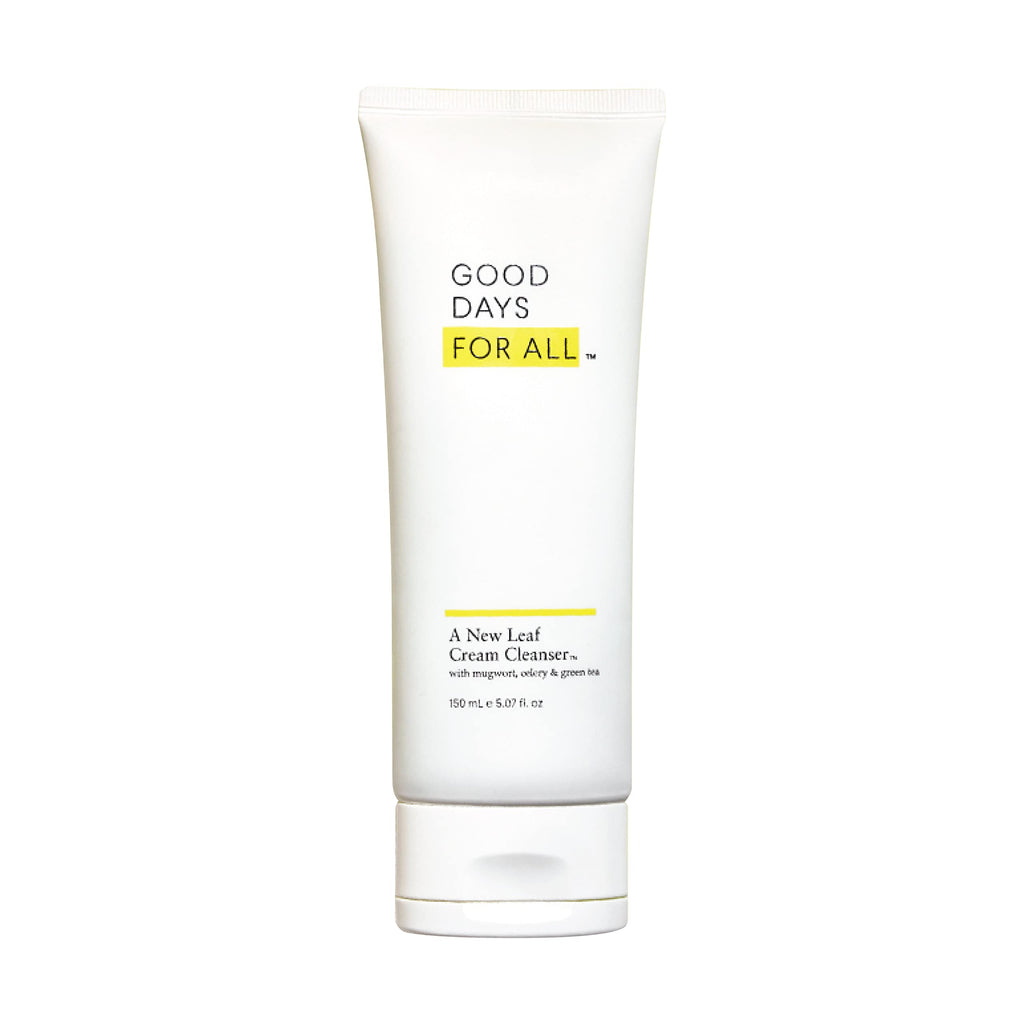 Good Days For All New Leaf Cream Cleanser – Hydrating Green Tea & Celery, 5.07 fl oz