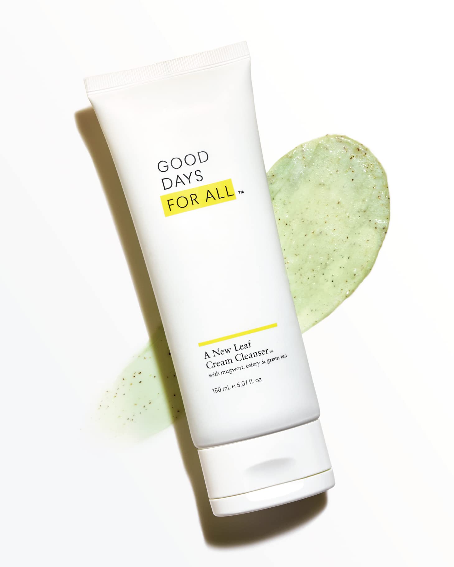Good Days For All New Leaf Cream Cleanser – Hydrating Green Tea & Celery, 5.07 fl oz
