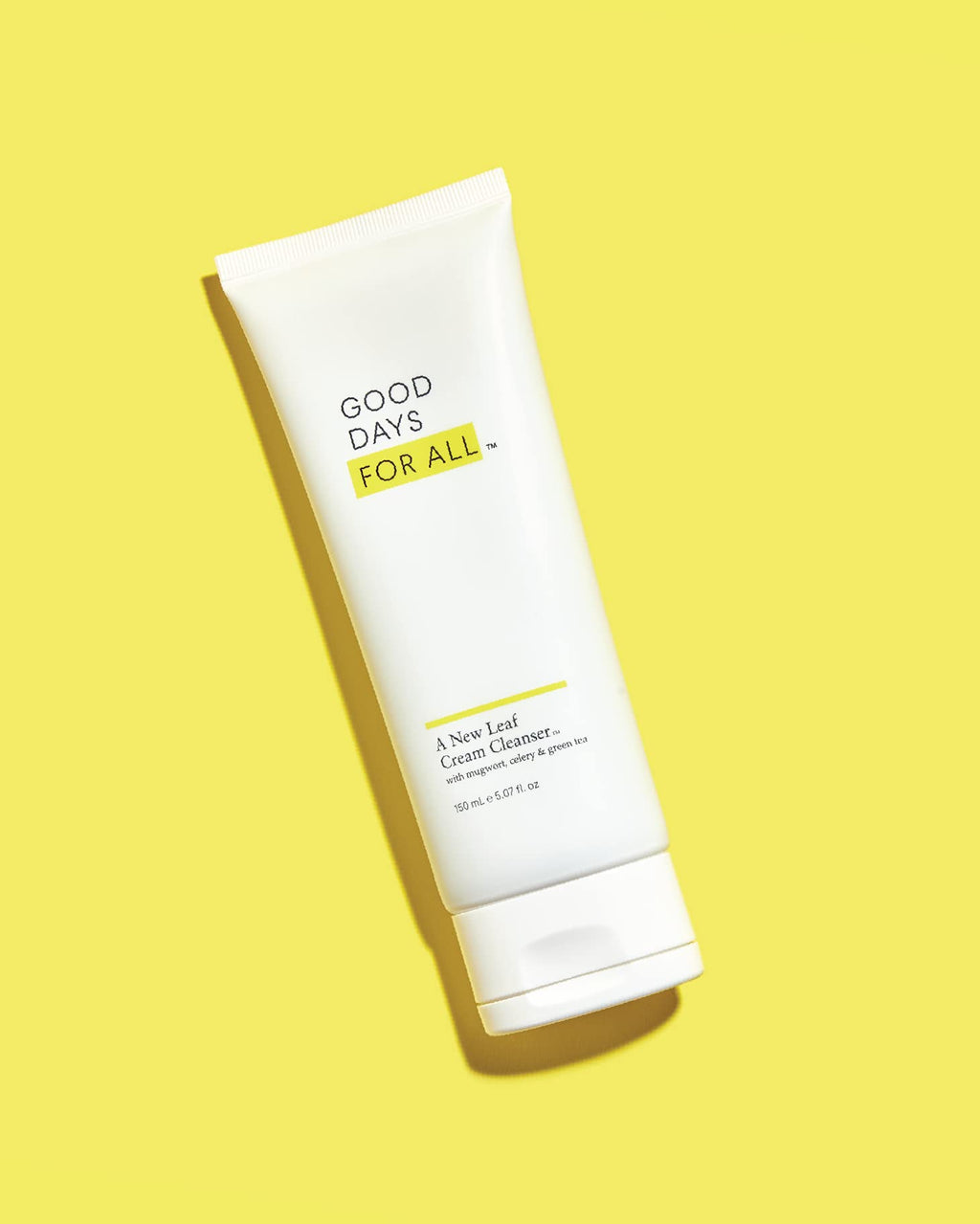 Good Days For All New Leaf Cream Cleanser – Hydrating Green Tea & Celery, 5.07 fl oz
