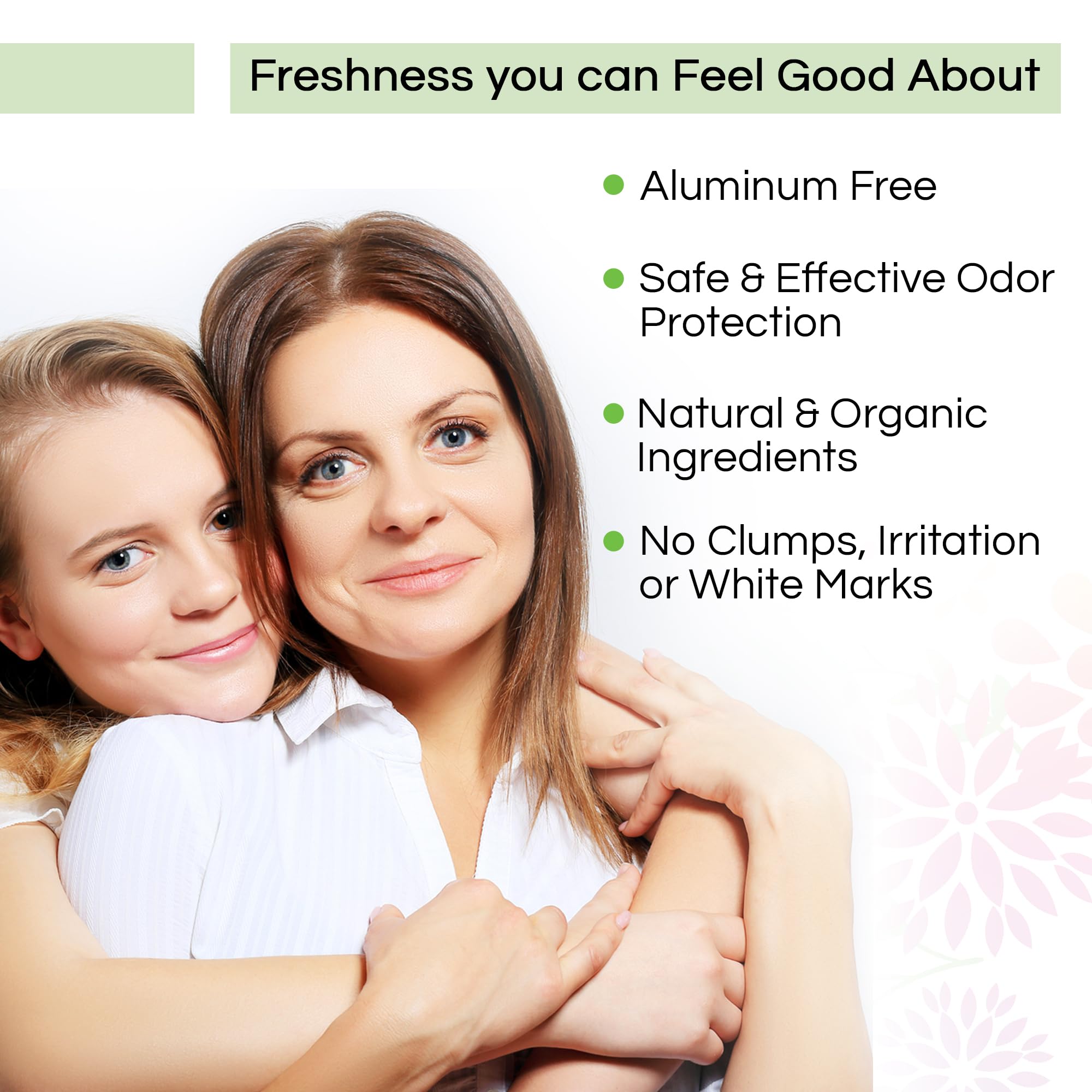 Good For You Girls Aluminum-Free Natural Deodorant for Kids & Teens – Fresh Honeydew, Clear Roll-On, Vegan, Made in USA | 3 oz (Pack of 2)