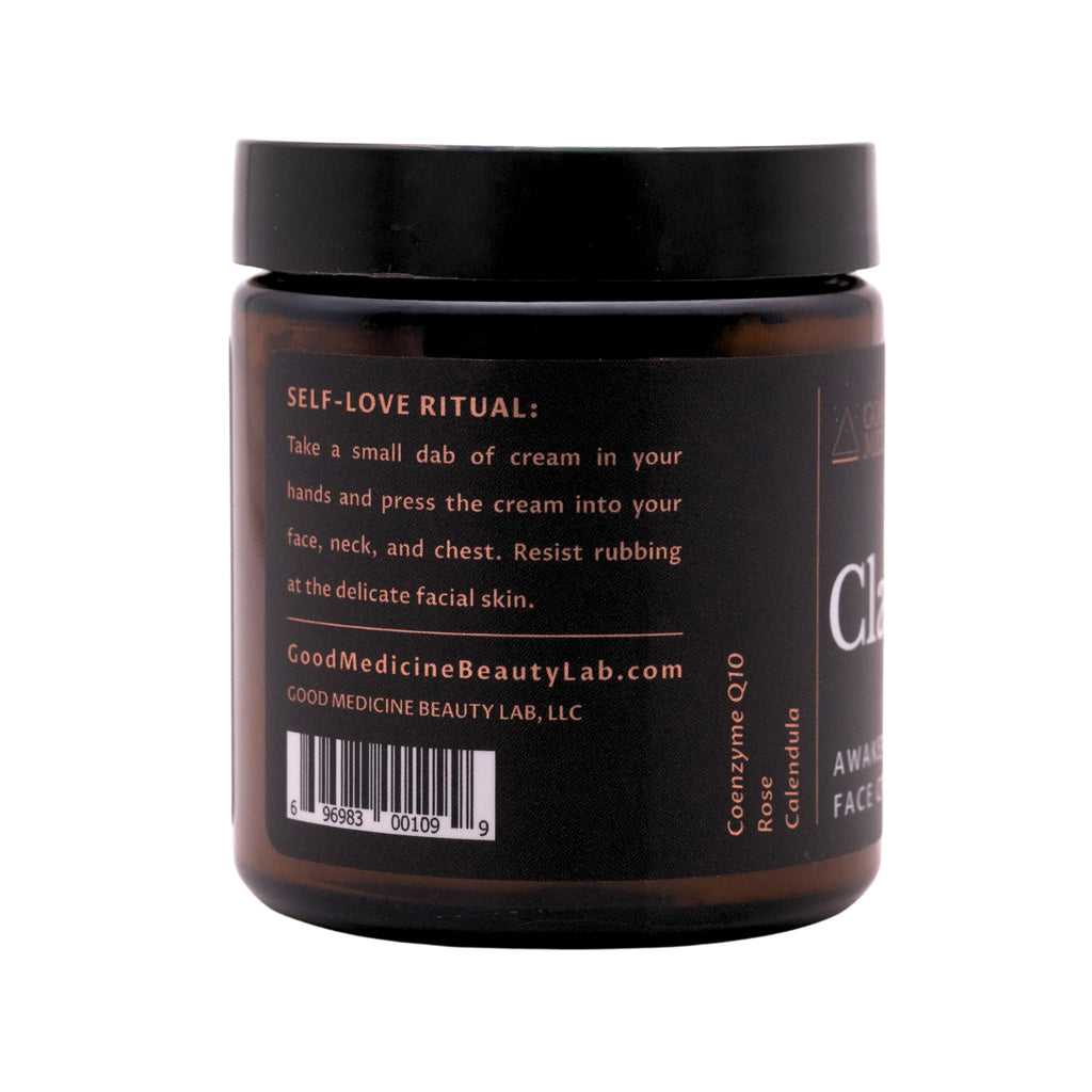 GOOD MEDICINE INTUITIVE SKINCARE Clarity Awakening Face Cream – Daily Hydrating Moisturizer with CoQ10 & Vitamin B3