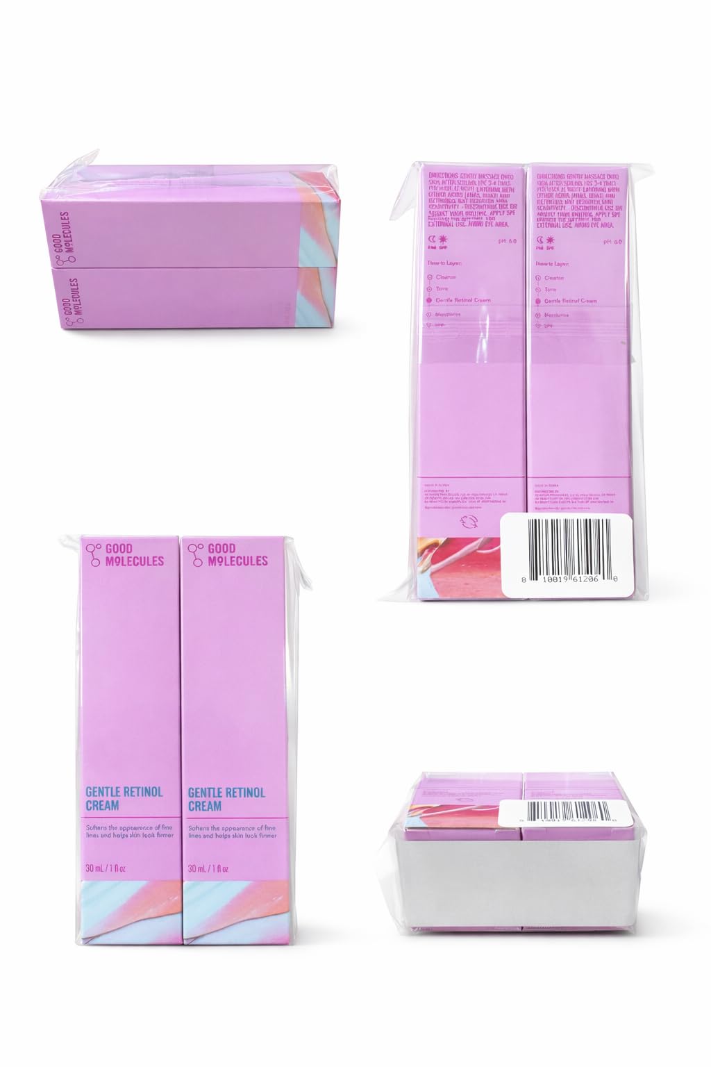 Good Molecules Gentle Retinol Cream Pack 2 – 60 ml Total