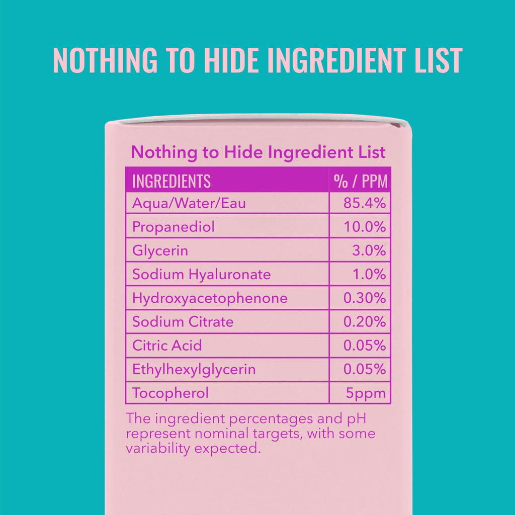 Good Molecules Hyaluronic Acid Serum Pack 2 – 30 ml Each | 1% Hyaluronic Acid, Non-Greasy Hydration