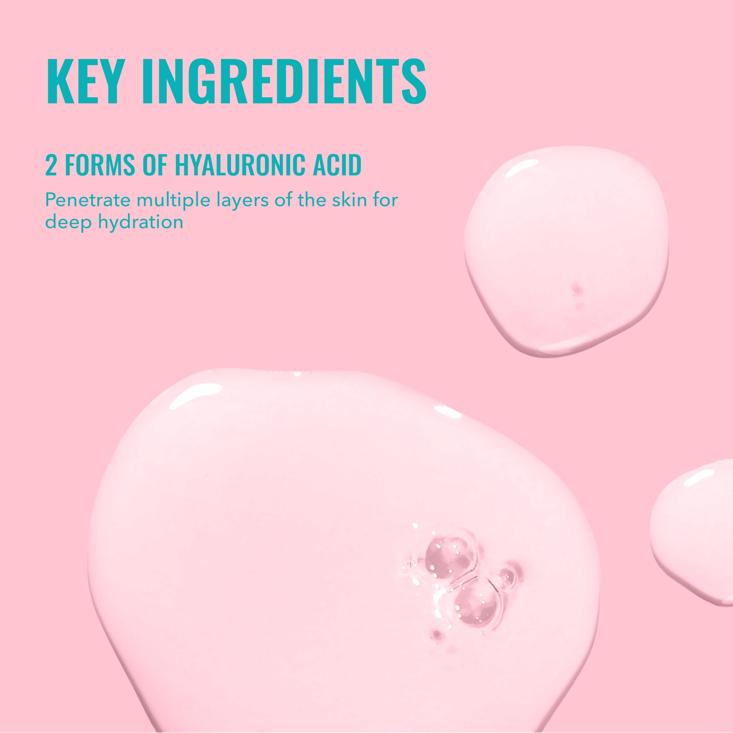 Good Molecules Hyaluronic Acid Serum Pack 3 – 30 ml Each | 1% HA, Lightweight Hydration