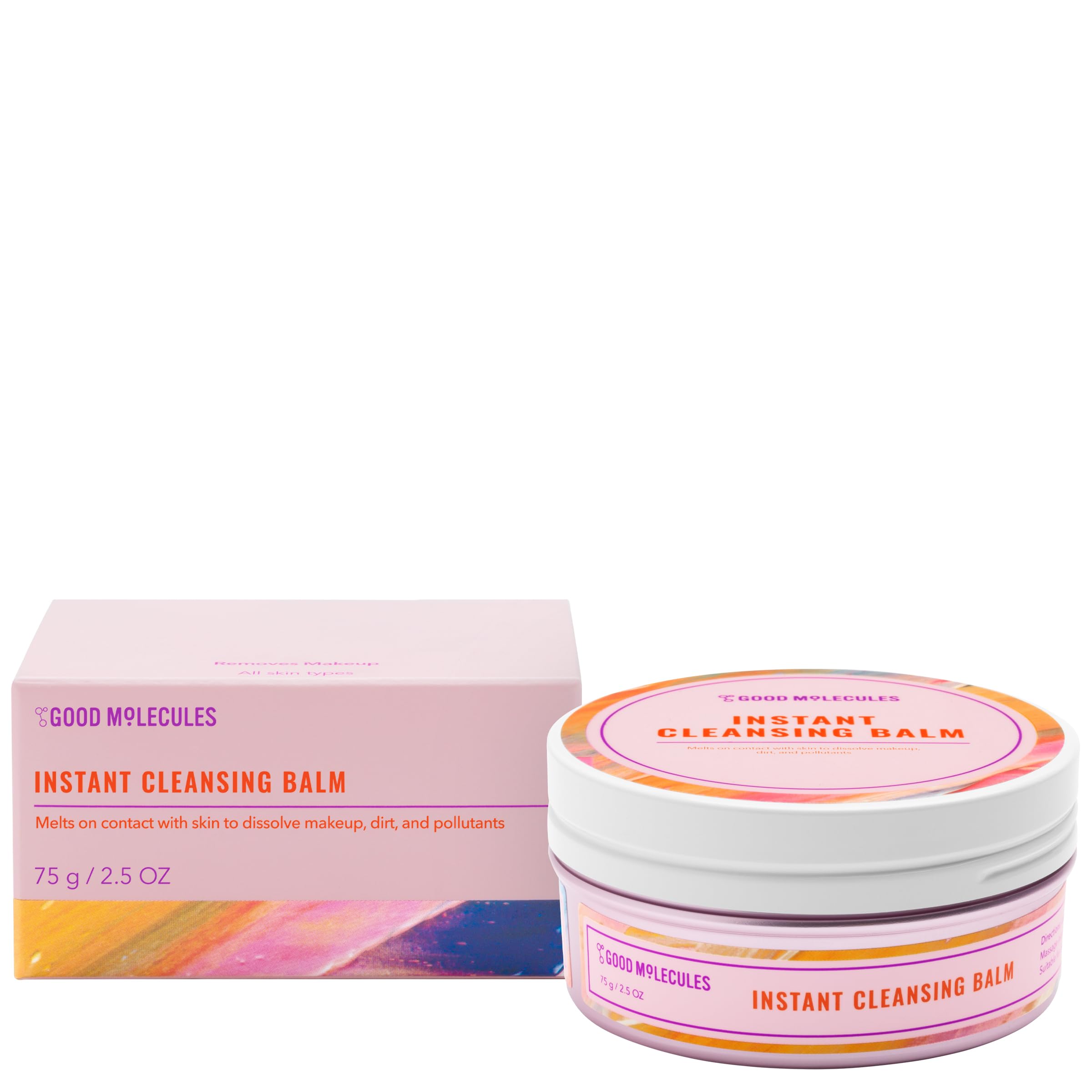 Good Molecules Instant Cleansing Balm – Hydrating Makeup Remover with Shea Butter & Sea Buckthorn