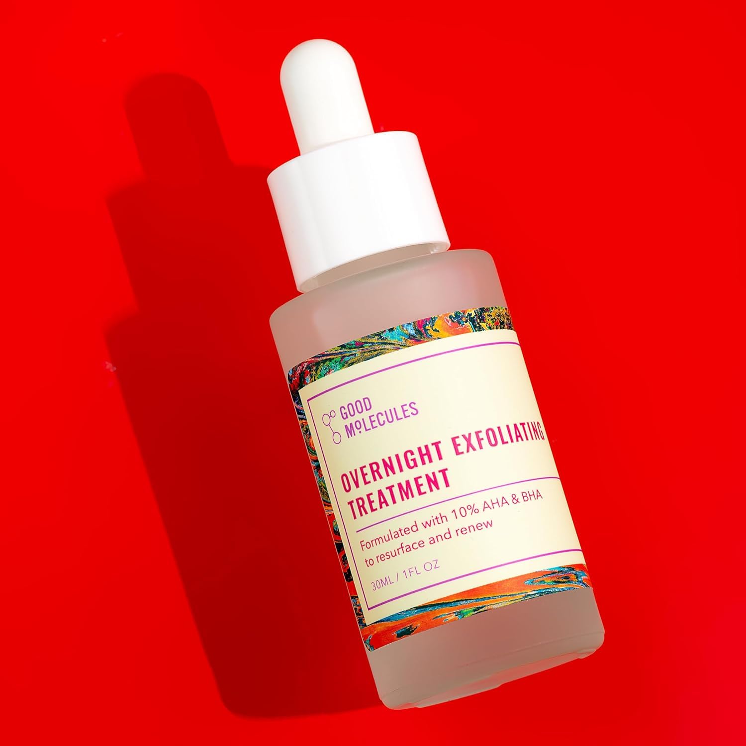 Good Molecules Overnight Exfoliating Treatment Pack 3 – AHA & BHA Exfoliator (Glycolic + Salicylic)
