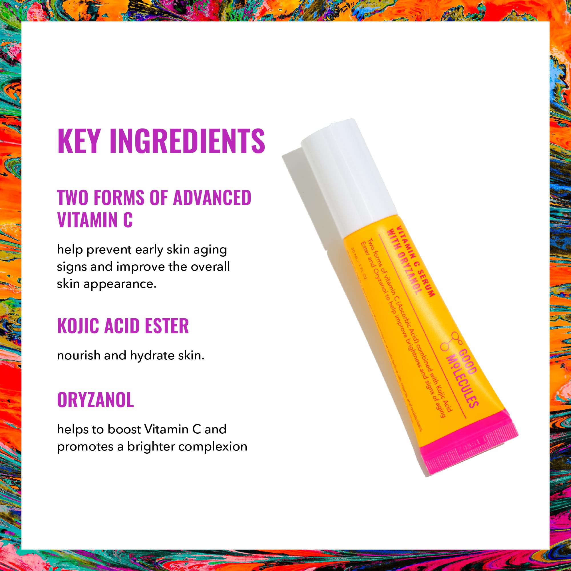 Good Molecules Vitamin C Serum with Oryzanol — Even Tone & Brightening