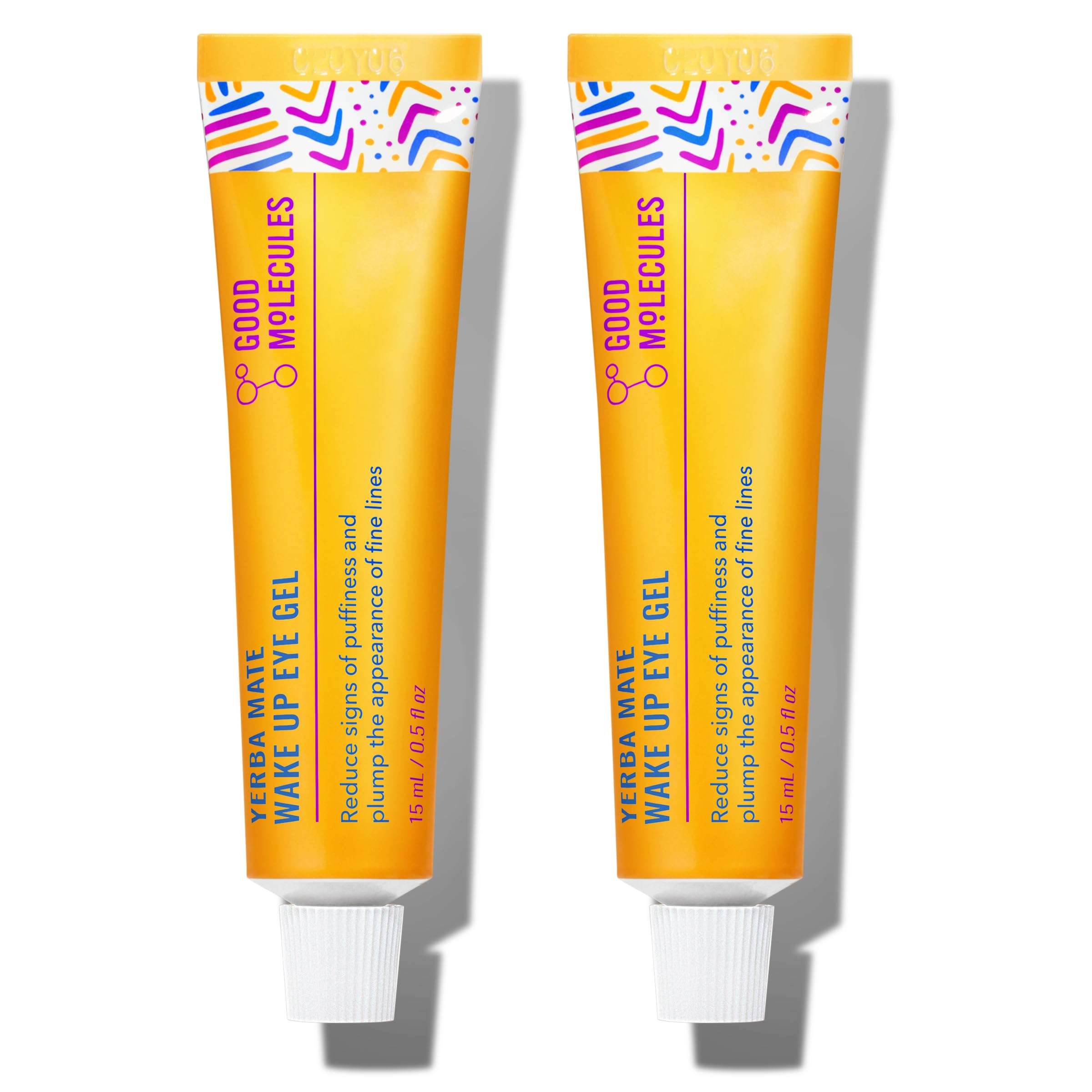 Good Molecules Yerba Mate Wake Up Eye Gel Pack (2 x 15 ml) – Hydrating Under-Eye Gel